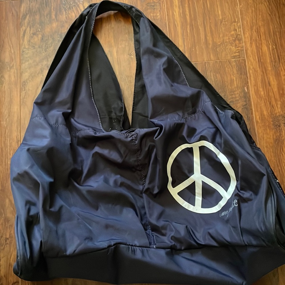 Peace love world tote